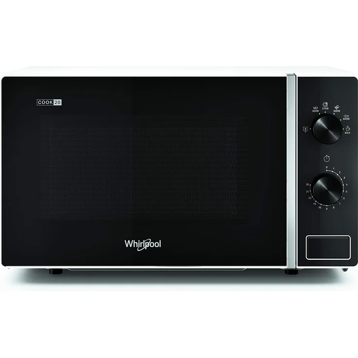 Whirlpool MWP 101 W Mikrowelle, Standgerät, 20 Liter Garraum, 700 Watt, weiß