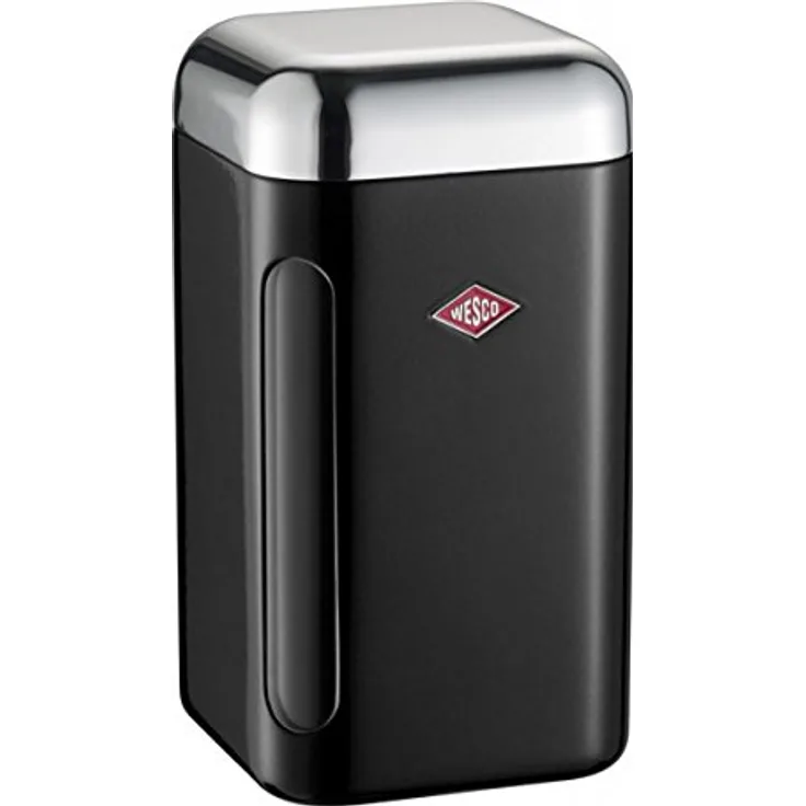 WESCO 321 203 Vorratsdose eckig schwarz 11 x 11 x 19.5cm L-B-H, Kunststoff