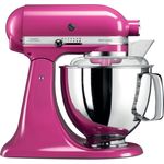 KitchenAid Artisan 5KSM175PSECB Küchenmaschine mit Direktantrieb, 300W, 4,8L, 10 Geschwindigkeiten, Fuchsia, Serie: 5KSM175PS
