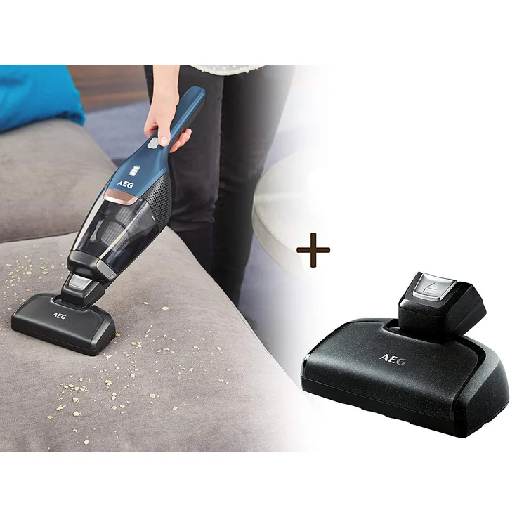 AEG Ergorapido CX7-2-I360 Handstaubsauger, 45 min Akkubetrieb, LED-Frontlicht, 180° Drehgelenk, Bürstenreinigungsfunktion, freistehend, blau  – Bild 13