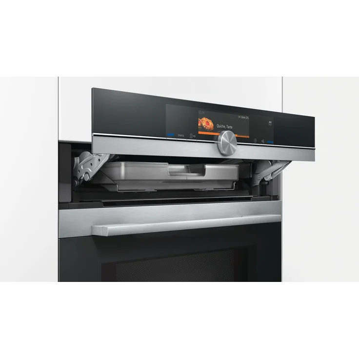 Siemens HN678G4S6, Backofen mit Mikrowelle, A, Einbau, elektrisch, Volumen 67 l, Breite 59,5 cm, Selbstreinigung pyrolytische Selbstreinigung, Anzahl Beheizarten 19, Kindersicherung – Bild 5