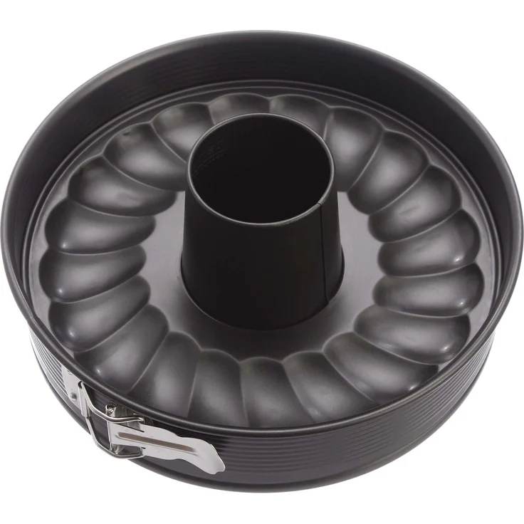 Zenker Springform Flach- und Rohrboden Ø 26 cm Backform mit 2 Böden Kuchenformen-Set, mit Antihaftbeschichtung, einfaches Entformen für saftige Kuchen und Torten, Menge: 1 Stück – Bild 1