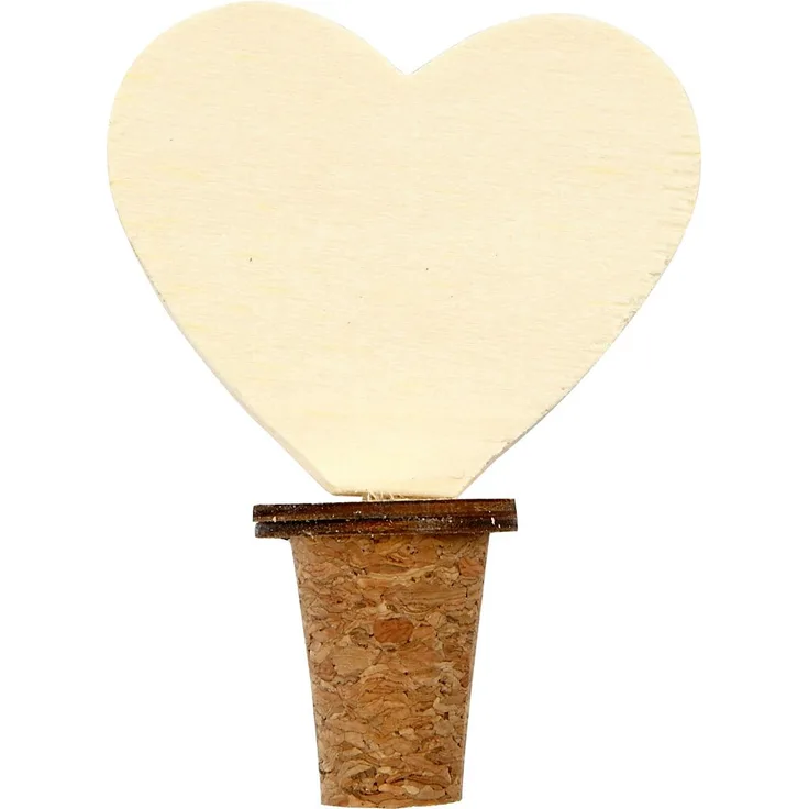 Stopper, H: 9 cm, Sperrholz, 12 Stück