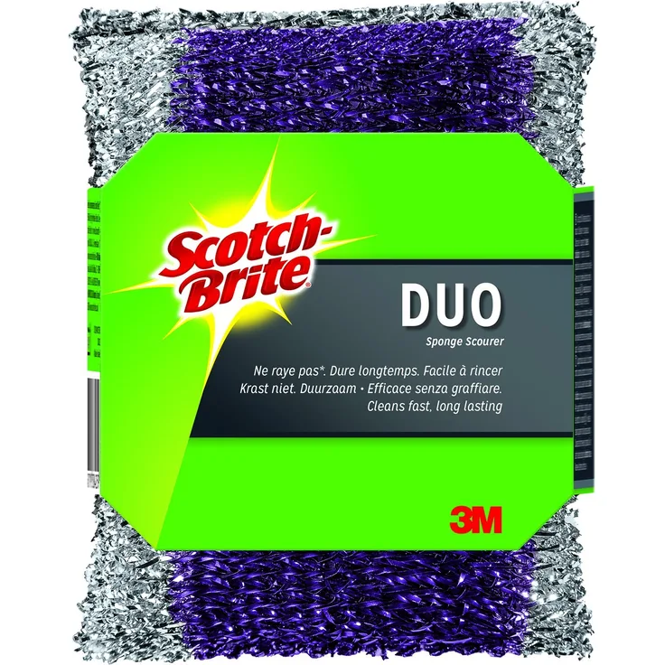 Scotch-Brite 43980 Stroh Edelstahl grau