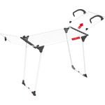 Vileda Premium 2in1 Wäscheständer, 18 m Trockenleinenlänge, Doppelnutzen dank abnehmbarem Flügel