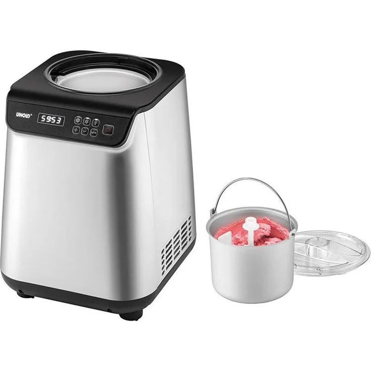 UNOLD 48825 EISMASCHINE UNO, mit Kompressor, 1,2 Liter Volumen, mit Timer – Bild 2