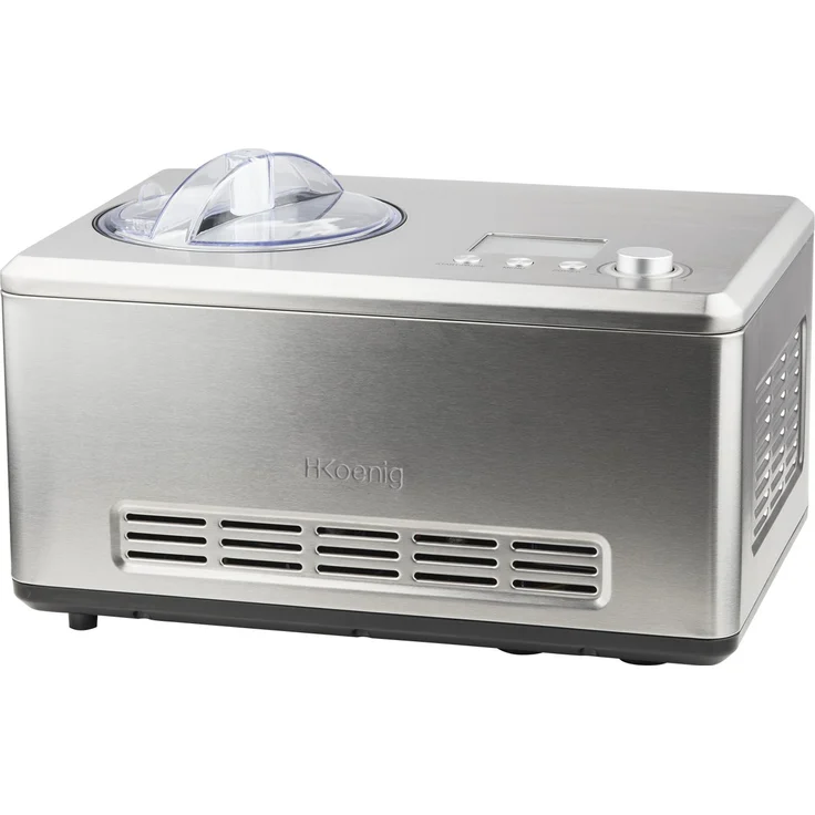 H.Koenig professionelle Eismaschine HF320 - Elektrisch - 2 L - 180 W - Kühlfunktion - Schnelle Zubereitung - Eis, Frozen Joghurt und Sorbet – Bild 1