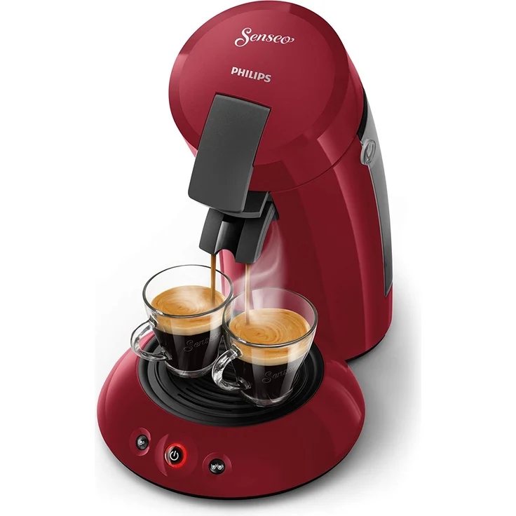 Senseo HD6553-80 Kaffeemaschine, Kunststoff, Rot – Bild 2