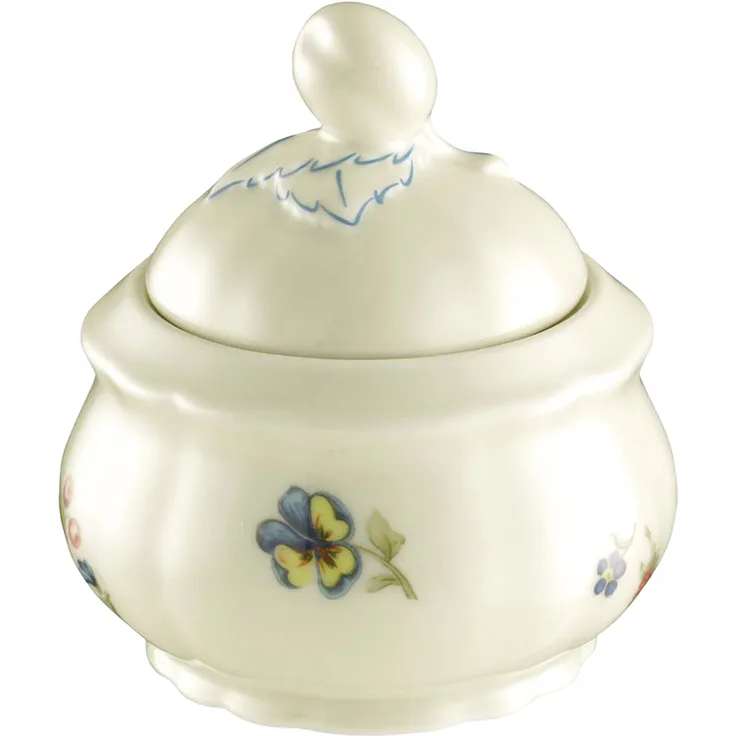  Seltmann Weiden Marieluise Blütenmeer Zuckerdose, Zucker Dose, Vorratsdose, Porzellandose, Hartporzellan, Bunt, 28 ml, 297836