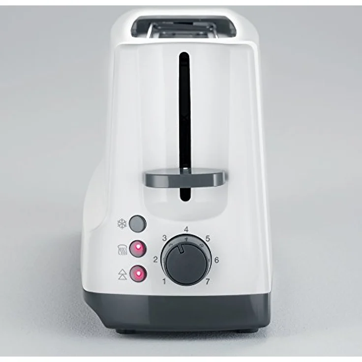 SEVERIN AT 2232 1-Langschlitz-Toaster, 800W,  7 Bräunungsstufen, weiß, grau – Bild 4
