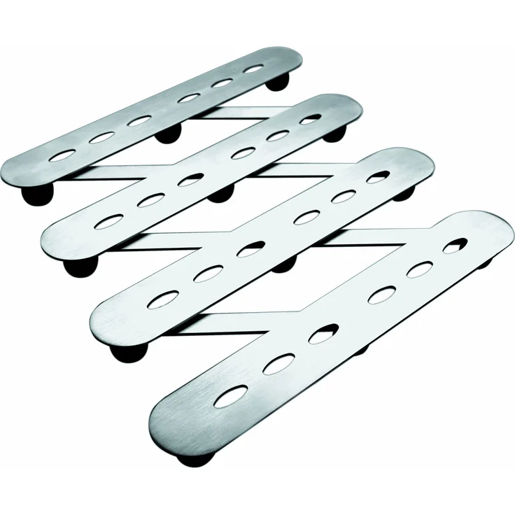 IBILI Untersetzer ausziehbar, Edelstahl, Silber, 45 x 20 x 5 cm – Bild 1