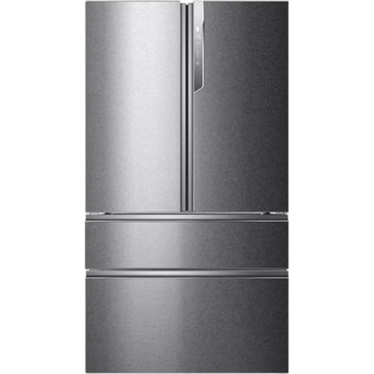 Haier HB26FSSAAA French-Door-Kühlschrank, freistehend, edelstahl, NoFrost, Schnellgefrieren, 0-Grad-Zone, Eiswürfelspender, Festwasseranschluss, Breite 100.5 cm – Bild 1