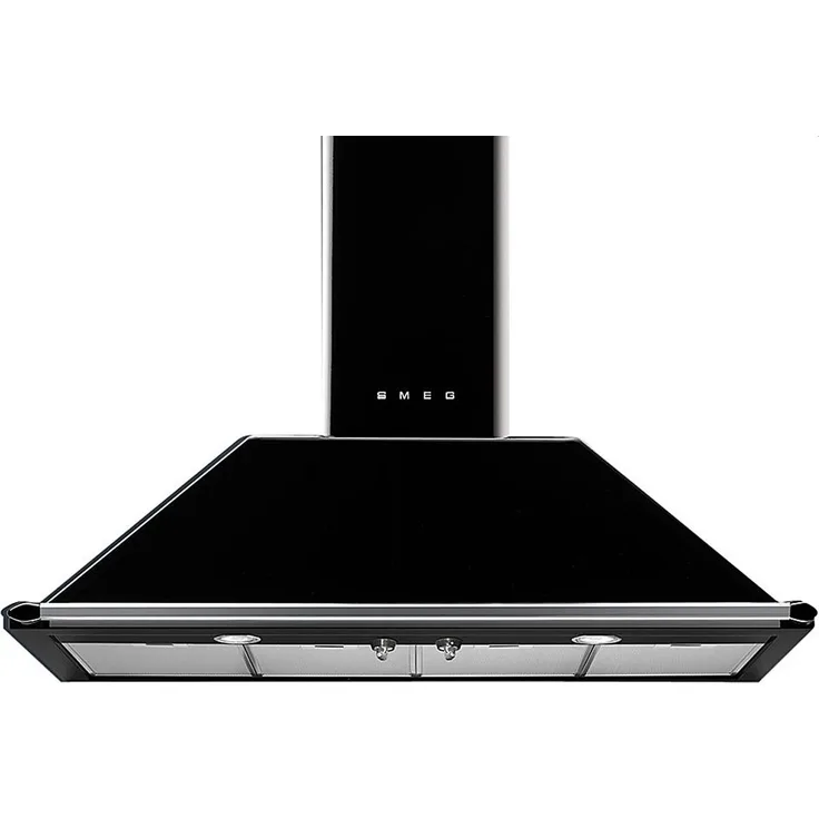 Smeg KT110BLE Dunstabzugshaube, A, Abluft und Umluft, Wandmontage, Breite 110 cm, 4 Gebläsestufen