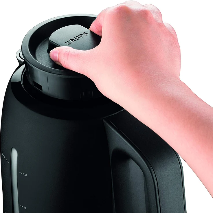 Krups BW2448 Wasserkocher Pro Aroma, 1,6 L, 2,400 W mit beleuchtetem Ein--Ausschalter, schwarz – Bild 6