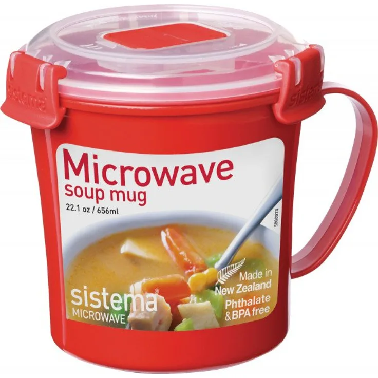 Sistema rot Mikrowelle Suppentasse 656 ml