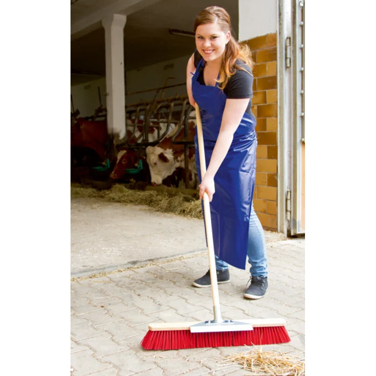 Kerbl 29434 Großraumbesen mit Schabekante, 60 cm, Stielhalter, Durchmesser 28 mm