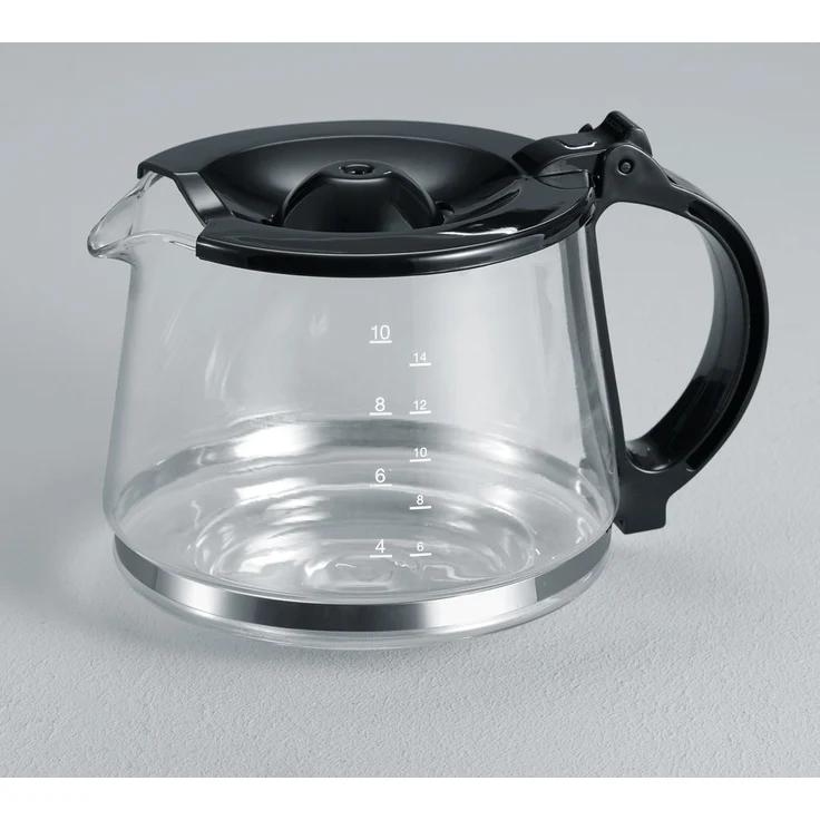 SEVERIN Kaffeemaschine, Für gemahlenen Filterkaffee, 10 Tassen, Inkl. Glaskanne, KA 4479, Schwarz – Bild 2