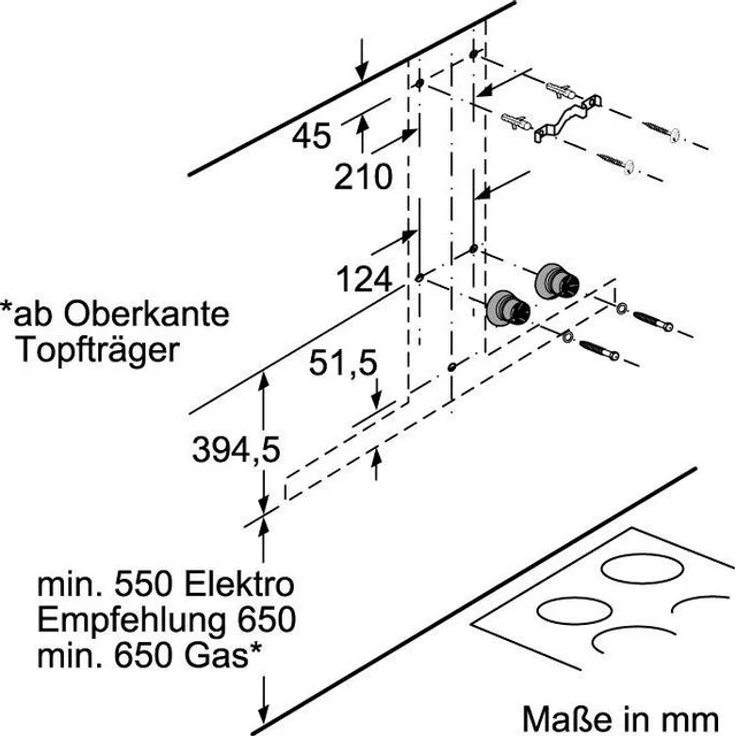 Neff N 70 D65BMP5N0, Motorhaube, Kamin flach, Breite: 59.8 cm, Tiefe: 50 cm, Absaugung und Rückführung (mit zusätzlichem Rückführungsset), rostfreier Edelstahl – Bild 6