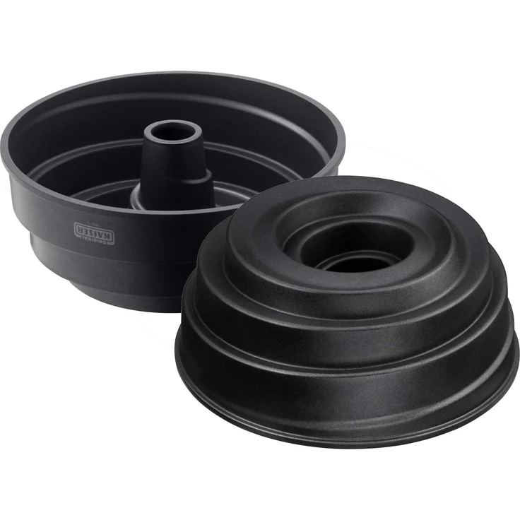 Kaiser Inspiration Backform, Twister 25 cm, antihaftbeschichtet, gleichmäßige Bräunung, grau