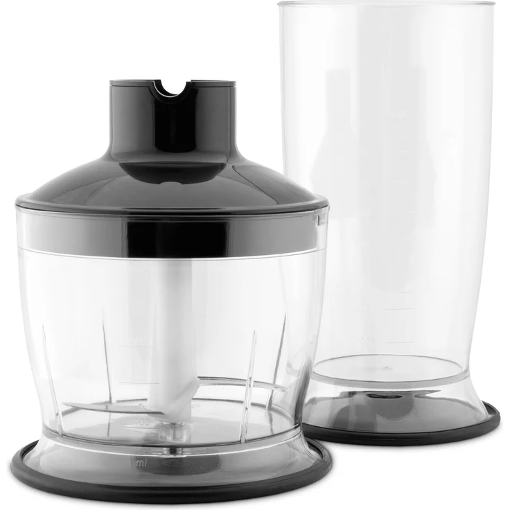 Gastroback 40976 Design Advanced Pro E, leistungsstarker Stabmixer (800 Watt) aus Edelstahl mit Emulgieraufsatz und umfangreichem Zubehör, 18-8 milliliters, Schwarz, Silber – Bild 7