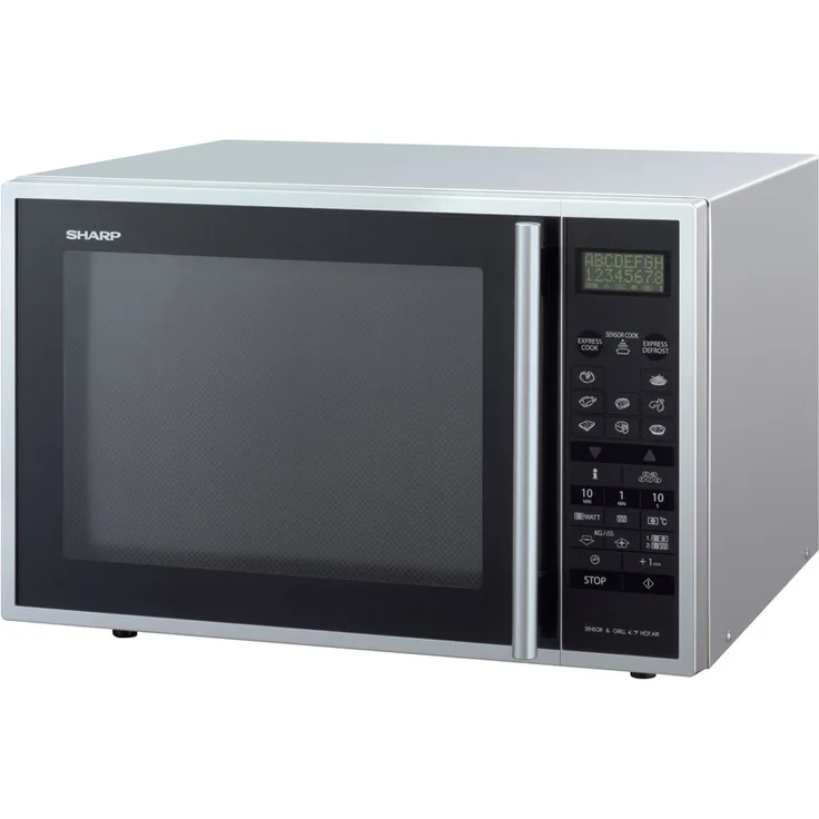 Sharp R 961 INW Mikrowelle mit Grill, Standgerät, 900 Watt