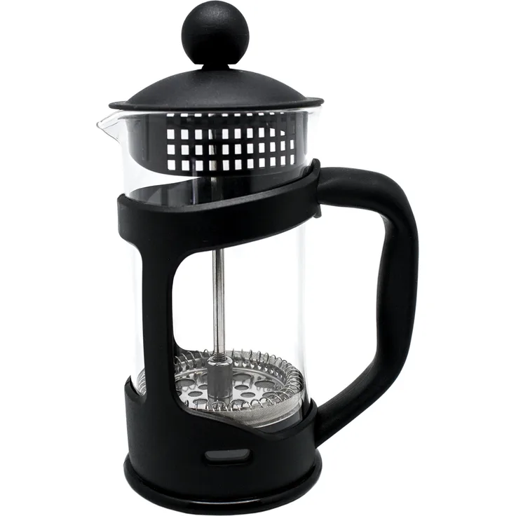 NERTHUS Französische Kaffeepresse 350 ml, Schwarz, 18x11.5x8 cm