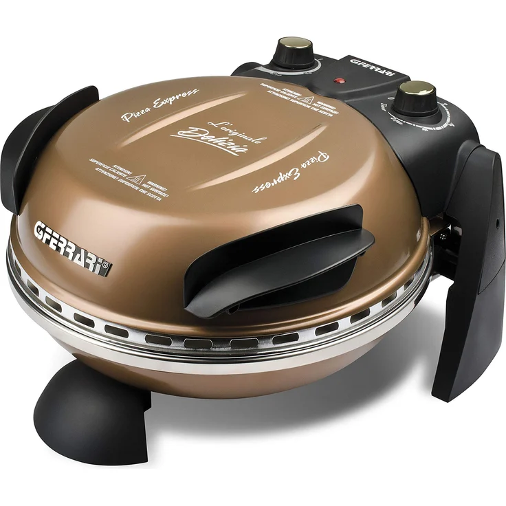G3Ferrari G1000608 Delizia Pizzamaker, 1200W, Timer, Thermostat, lackiertes Metall, kupfer – Bild 1