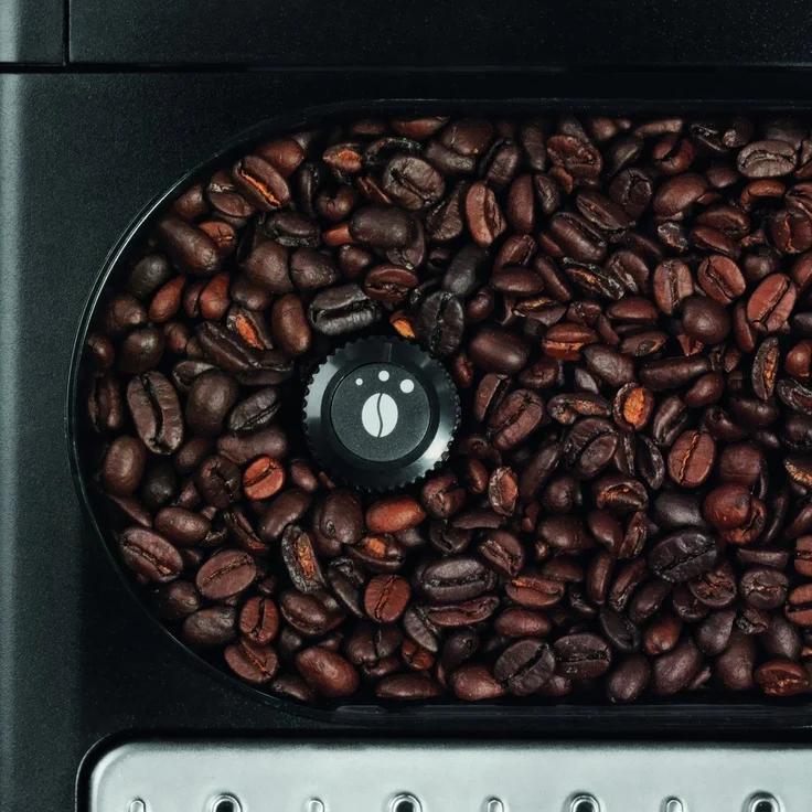 Krups EA8105 Kaffeevollautomat mit integriertem Mahlwerk, automatische Reinigung, 2-Tassen-Funktion, Milchsystem mit CappucinoPlus-Düse, 15 bar, Espresso-Kaffee-Maschine, Kaffeeautomat in weiß – Bild 5
