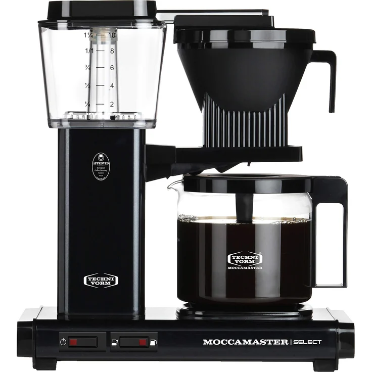 Moccamaster Filter Kaffeemaschine KBG Select, 1.25 Liter, 1520 W, Black – Bild 1