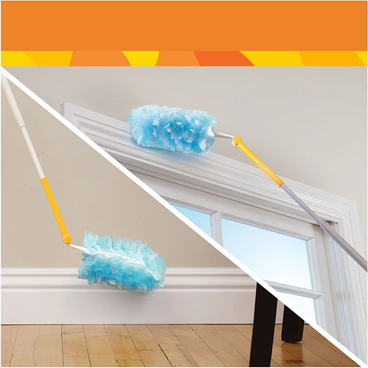 Swiffer Staubmagnet XXL Starterkit und zwei Tücher, 90 cm Teleskopstiel – Bild 4