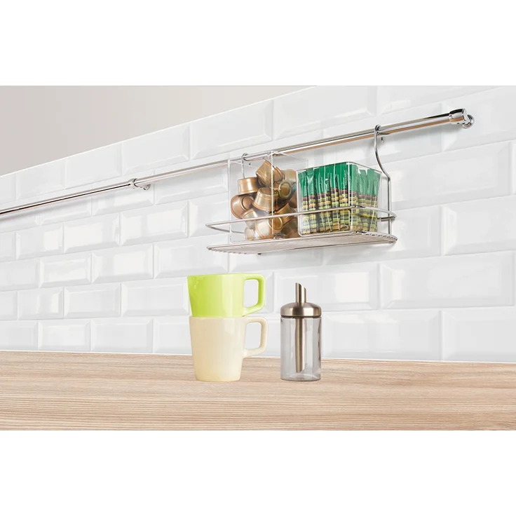 Metaltex 350310 Lonardo Ablage mittel - Küchenablage - Relingsystem – Bild 2