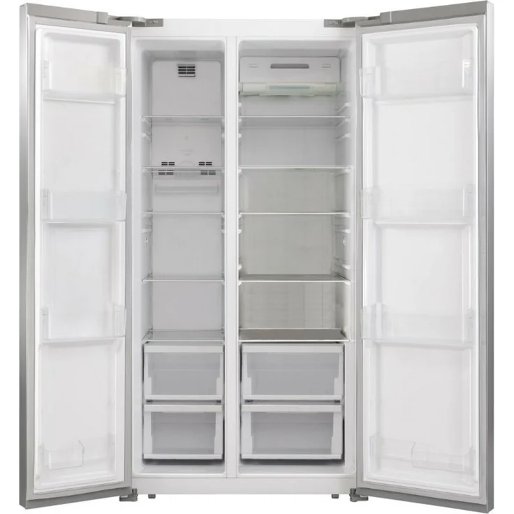 PKM SBS436.4NF IX Side-by-Side-Kühlschrank, freistehend, NoFrost, Breite 83.6 cm – Bild 2
