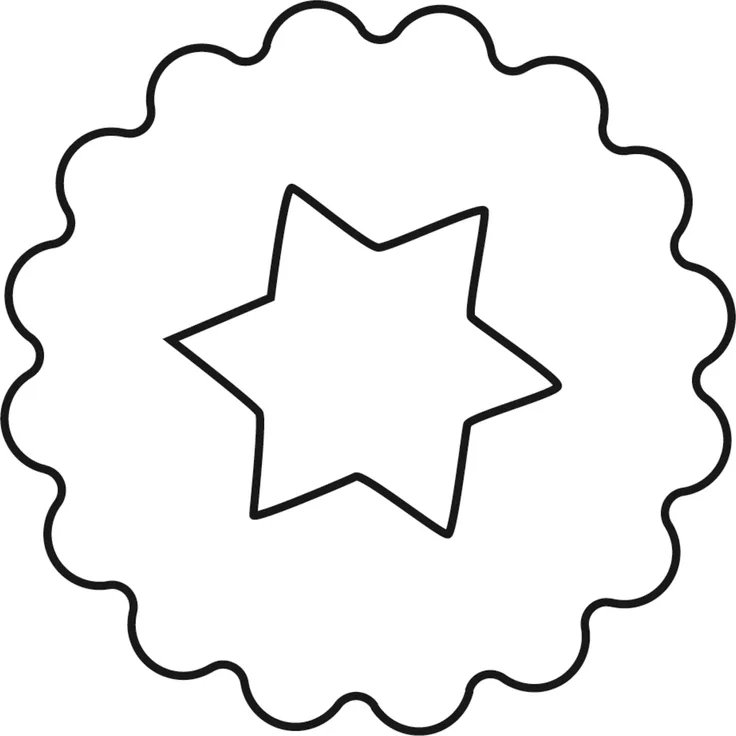 KAISER Linzer Ausstecher mit Stern 5 cm Weihnachten Ausstecher aus Metall leichtes präzises Ausstechen sichere angenehme Handhabung
