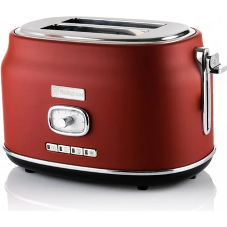 Westinghouse WKTT857RD Retro Serie Zwei-Schlitz Toaster rot – Bild 1