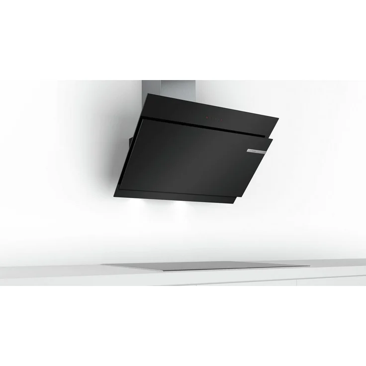 Bosch DWK97JM60 Serie 6, Wandhaube, Wandmontage, Breite 89 cm, Abzug und Umluft, Elektronische Steuerung, Intensivstufe, Schwarz – Bild 2