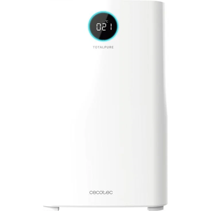 Cecotec TotalPure 2500 Connected Luftreiniger, WLAN-Steuerung, bis 65 m³ Fläche, Luftumwälzung 200 m³ pro h, weiß (05620)