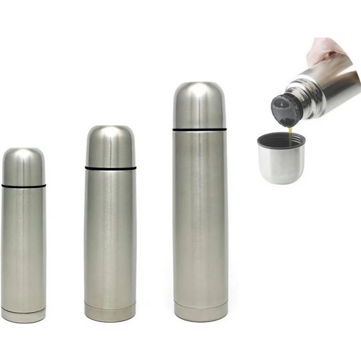 Gräwe Isolierflasche THERMOHOME, 1 l, silber – Bild 1