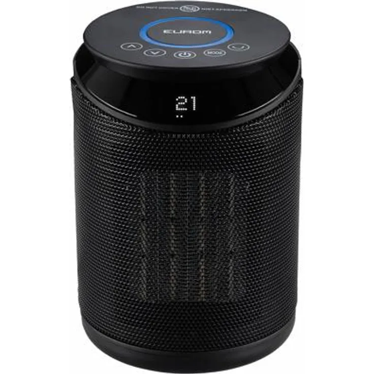 Eurom Hot Shot 2000 Wifi Keramikheizung, 2000W, Thermostat, Kaltluftventilator, Kippschutz (342741), Heizlüfter
