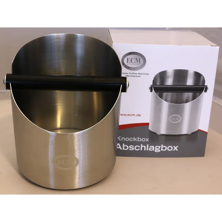 ECM 89620 Kaffee-Abschlagbox, edelstahl satiniert