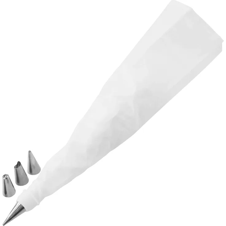 Zenker Spritzbeutel, Kunststoff, weiß, 31 x 18 x 0,2 cm