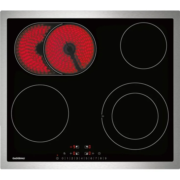 Gaggenau CE 261 114, Kochfeld, Einbaugerät, Autark ja, Betriebsart elektrisch, Anzahl Kochstellen 4