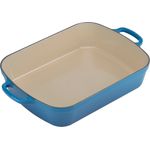 Le Creuset Signature Gusseisen-Bratreine, 33 cm, Rechteckig, Für alle Herdarten und Induktion geeignet, Volumen: 4,9 l, Marseille