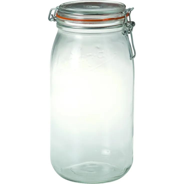 Le Parfait 1652075 Einmachglas, 3 l, 10 cm Durchmesser, 3 Stück