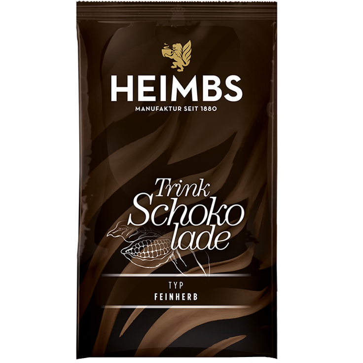 HEIMBS Trinkschokolade Feinherb, 100x 40g