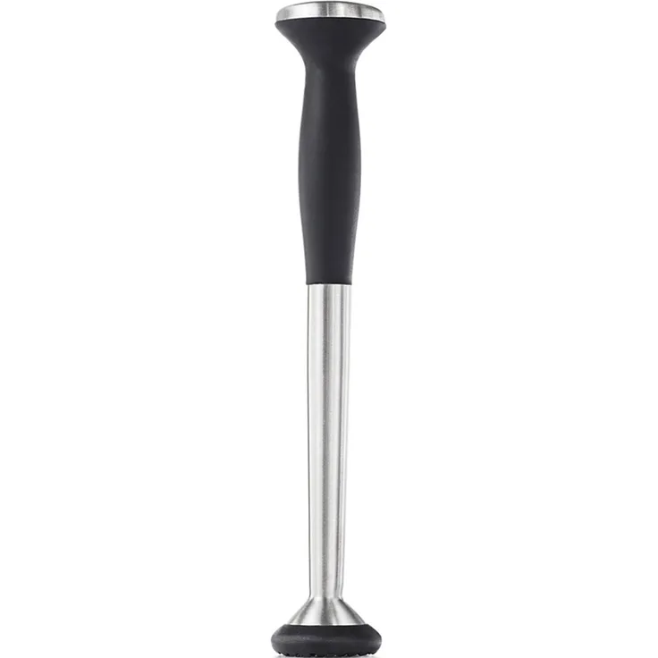 OXO SteeL Stößel kratzfeste mit Nylon Kopf und weichem rutschfestem Griff Stößel 9-Inch silber