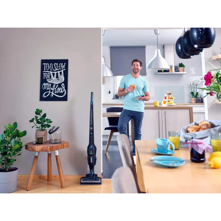 Leifheit Rotaro PowerVac Handstaubsauger, 40 min Akkubetrieb, Zyklon-Technologie, HEPA-Filter, LED-Frontlicht – Bild 4