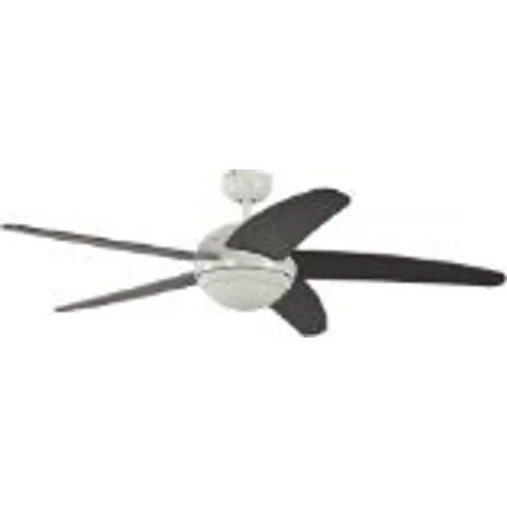 Pepeo Deckenventilator mit Beleuchtung und Fernbedienung Melton, Gehäuse Lack weiß, Flügelfarbe weiss, 132 cm