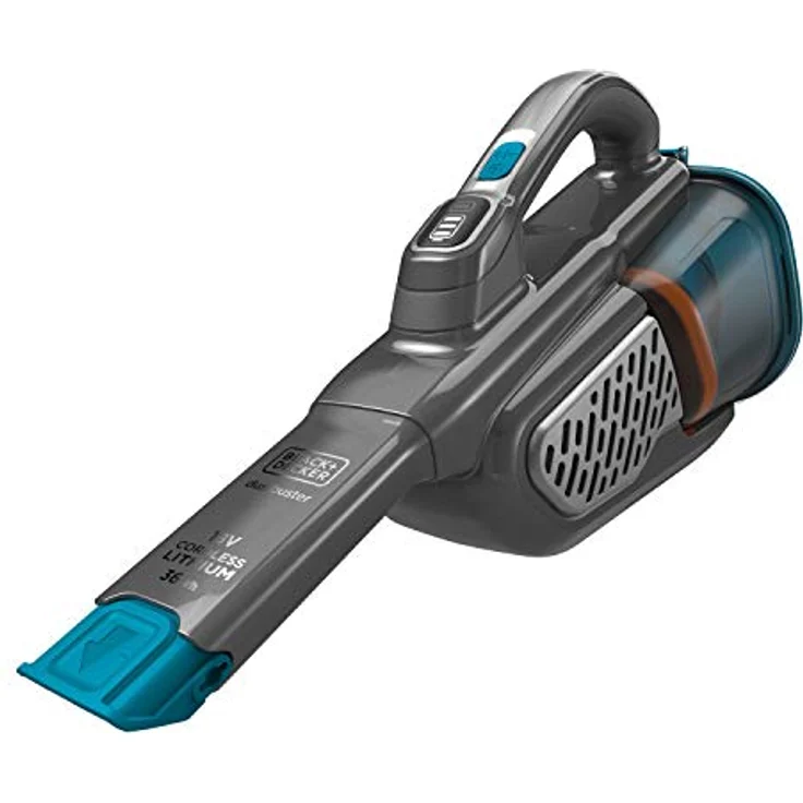 Black & Decker BHV 520 BF 36 Wh - 18 V Akku-Handstaubsauger Dustbuster Smart tech (mit Cyclonic Action & zwei Saugstufen, integrierte ausziehbare Fugendüse, inkl. Ladestation mit Wandhalterung) BHHV520BF – Bild 1