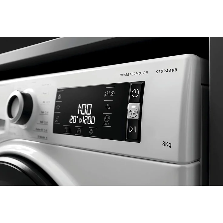 Bauknecht W Active 823 PS, Frontlader-Waschmaschine, B, Fassungsvermögen 8 kg, Standgerät, Breite 59,5 cm, SteamRefresh, Allergiker-Programm - Preisvergleich – Bild 9