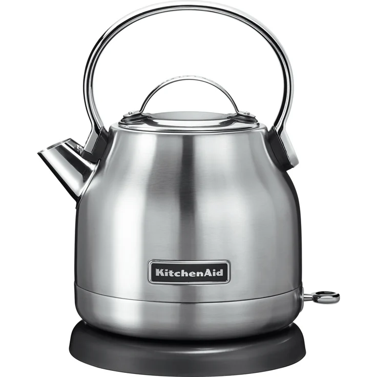 Kitchenaid 5KEK1222ESX Edelstahl-Wasserkocher, 2200W, 1,25 L, Retro-Optik, kabellos, silber, Serie: 5KEKL2221 – Bild 1